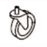 Pioneer Eclipse MP012801 swivel wheel for 2100 Super