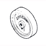 Nilfisk NF56391110 wheel 6 x 1 one half Clarke Viper