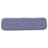 Rubbermaid rcpq410grect microfiber wet mopping pad, 18 0.5