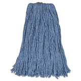Rubbermaid rcpf51812blu cotton synthetic cut end blend mop