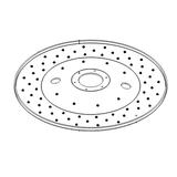 Pioneer Eclipse SA004000 padholder 28 inch with studs