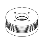 Pioneer Eclipse MP453400 pulley 4 inch 2 bearing