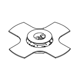 Pioneer Eclipse MP448100 padholder 16 inch x pad