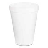 Dart hot or cold foam cups 12oz 25 per bag case of 1000 cups