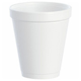 Foam cups 8oz hot or cold 25 per bag case of 40 bags