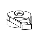Pioneer Eclipse MP449000 tensioner body rotary