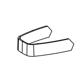 Pioneer Eclipse MP373400 filter air hood bulkhead