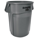 Rubbermaid Brute RCP263200GY 32 Gallon Grey Vented Trash Can