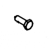Pioneer Eclipse NB019100 bolt hex 1 4 20