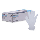 Boardwalk BWK365MBX General Purpose Vinyl Gloves Powder Latex Free 2.6 mil Medium Clear 100 per Bx