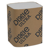 Dixie dispenser napkins white embossed 6.5x9.88 open and