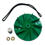 Nilfisk NF30864A pulley and fan kit green for