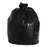 4 Gallon Black Garbage Bags, 17x17, 0.35mil, 1000 Bags BWK1717L