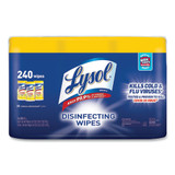 Lysol RAC84251CT disinfecting wipes 7x8 lemon and lime