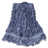 Rubbermaid RCPD212BLU super stitch blend mop head medium