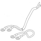 Nilfisk NF9095955000 battery harness for Clarke Viper and