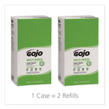 Gojo goj7565 5000ml pro tdx handsoap refills multi green hand cleaner case of 2 citrus scent