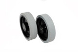 Nilfisk NF9100002546 wheel front d.200 pu grey blac
