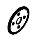 Nilfisk NFGV40227 washer nylon for Clarke Viper and