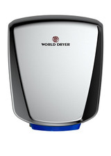 World Dryer VERDEdri hand dryer Q972A2