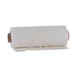 Commercial trash bags 60 gallon 38x63 2.7 mil case of 50 clear, linear low BWKD38634CL Boardwalk