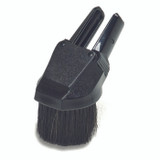Combination Round Dust Brush Upholstery Tool Black 1.25 in Fitting