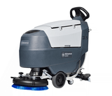  Nilfisk Advance 56385360 SC401 17B Walk Behind Floor Scrubber with 105 Ah wet batteries onboard charger and prolene brush 