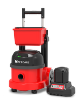 NBV290NX battery dry canister HEPA vacuum with cart 