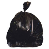  HERH7658SK HERITAGE Linear Low Density Can Liners 60 gal 1.25 mil 38 x 58 inch Black 100 per Carton 