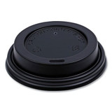 Boardwalk BWKHOTBL8 Hot Cup Lids Fits 8 oz Hot Cups Black 1000 Per Carton 