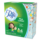 PGC34899CT Puffs Plus Lotion Facial Tissue 1 Ply White 56 Sheets per Box 24 Boxes per Carton