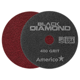 Black diamond floor pads 400 grit 8 inch red 