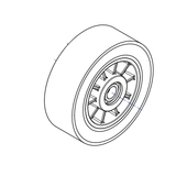 Betco E8423400 Front Wheel for Betco Stealth DRS21BT ASD20B