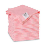 Boardwalk BWK16PINCLOTHV2 Microfiber Cleaning Cloths stack