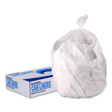 Boardwalk BWK243205CL Low Density Waste Can Liners bag and box
