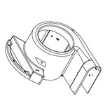 Nilfisk NFVV30101A housing right for Clarke Viper and