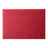 3M 5100 red buffing rectangle floor pads 14x20 inch