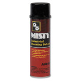 Misty industrial cleaning solvent aerosol 20oz can case