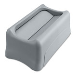 Rubbermaid 267360gra Slim Jim recycling lid with swing