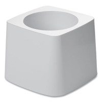 Rubbermaid 6311whi toilet bowl brush holder white plastic