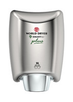 World Dryer Smartdri Plus hand dryer k973p2 high speed touch free Bruhsed Stainless Steel 110 120 Volt