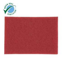 3M 5100 red buffing rectangle floor pads 14x28 inch