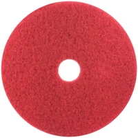 3M 5100 red buffing floor pads 20 inch