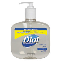 Dial Sensitive Skin antibacterial handsoap 16oz pump bottle