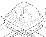 NaceCare 151331C Recovery Dome with Float assembly for