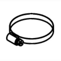 Nilfisk NF56456797 clamp hose for Clarke Viper and