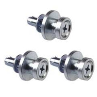Metal lugs for attaching brushes or pad holders