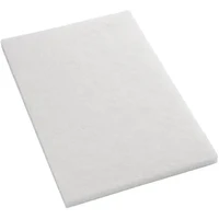 White Super Polish floor pads 14x20 inch 1420WHITE