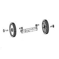 Nilfisk NFVF89200 kit wheel axle for Clarke Viper