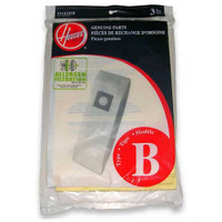 3 Hoover 4010103B Type B vacuum bags allergen